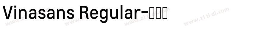Vinasans Regular字体转换